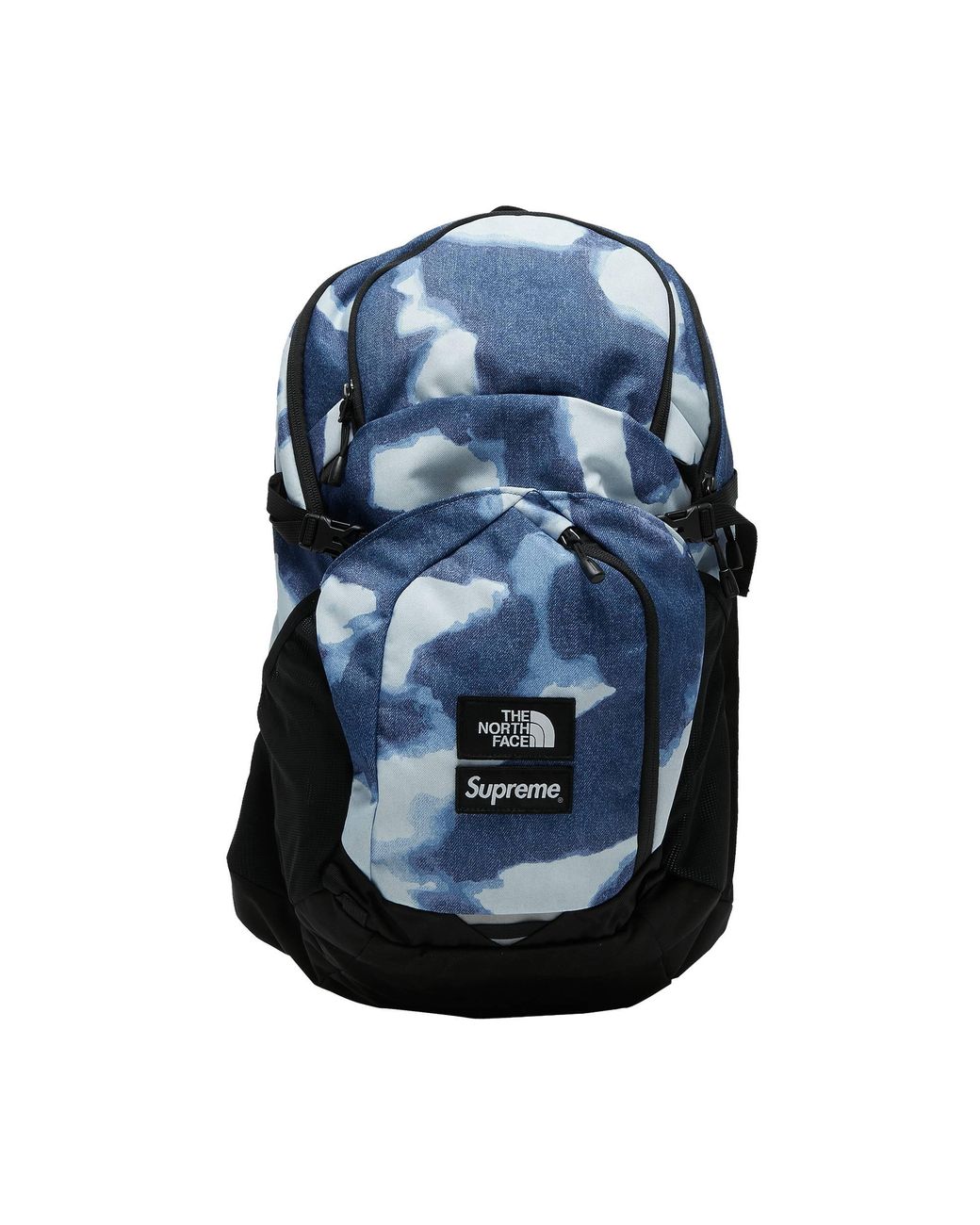Supreme X The North Face Bleached Denim Print Pocono Backpack 'indigo' in  Blue for Men | Lyst