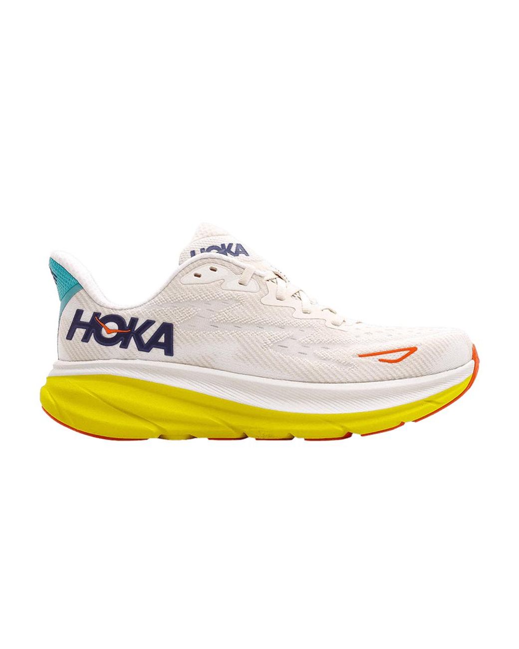 Hoka One One Clifton 9 'Eggnog Passion Fruit' in White for Men Lyst