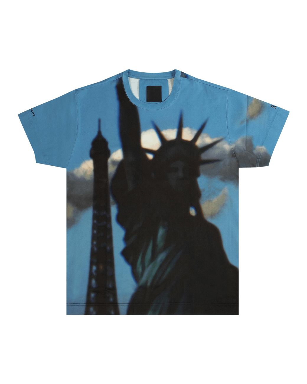 Givenchy Statue Of Liberty Oversized T-shirt 'multicolor' in Blue