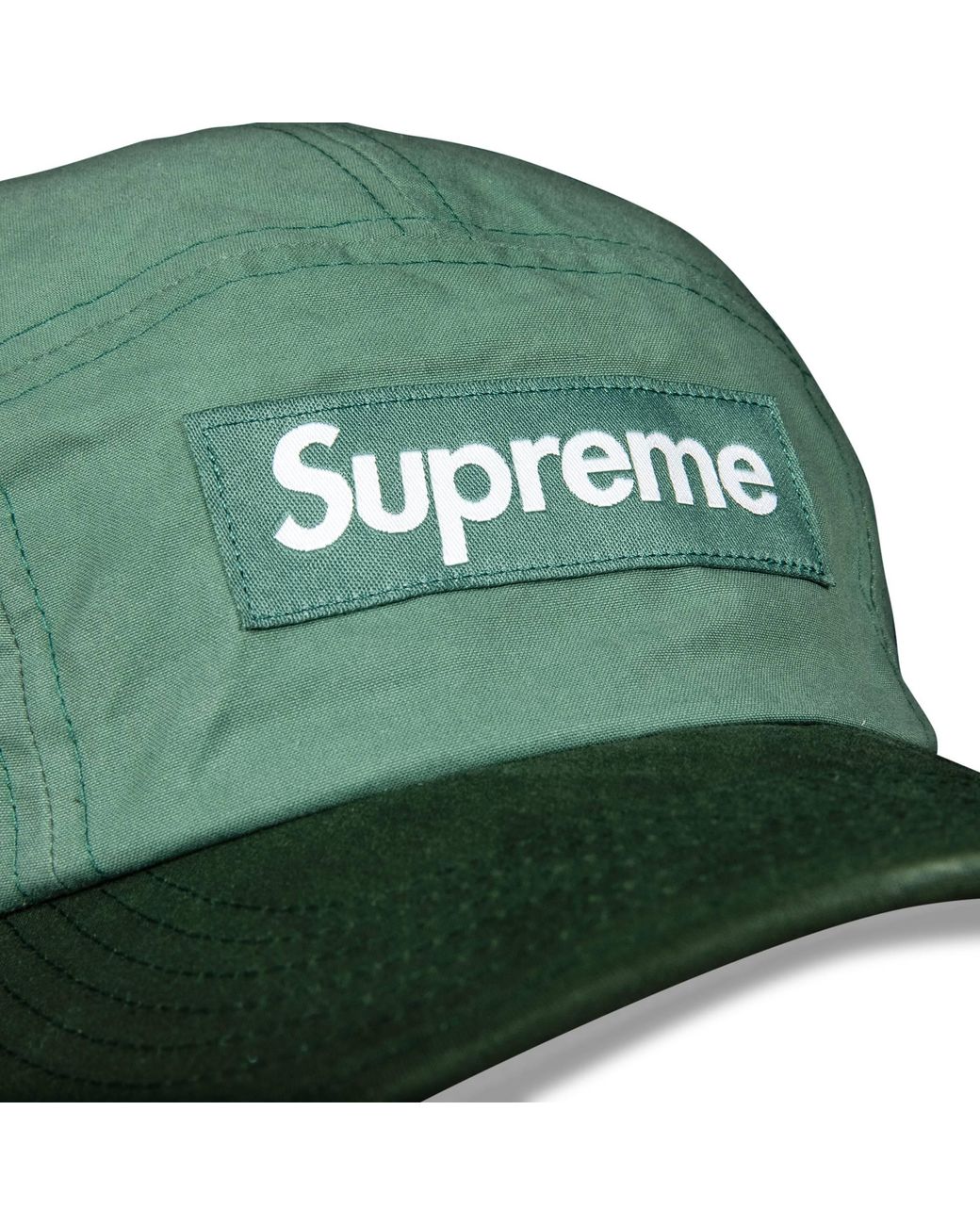 Supreme Waxed Cotton Camp Cap 'green' for Men | Lyst