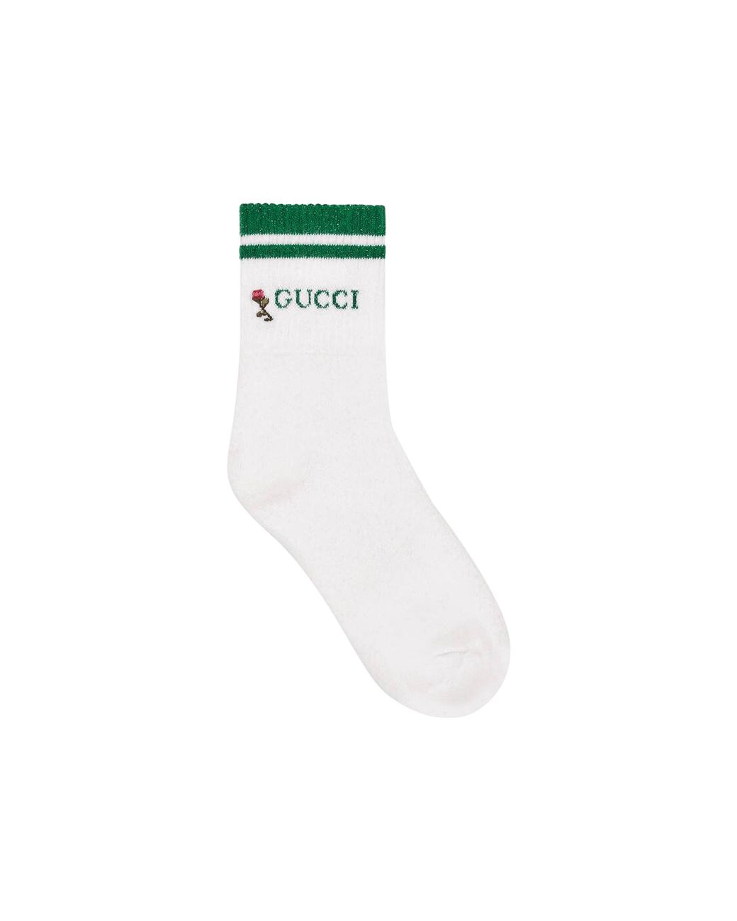 Gucci Socks With And Flower 'white' | Lyst