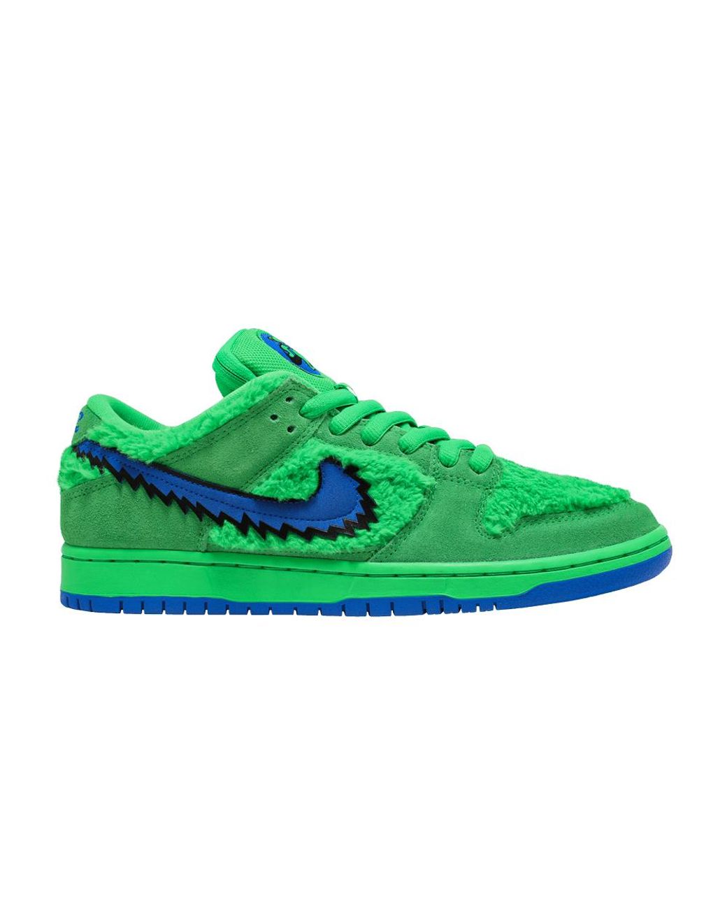 sb dunk low pro x grateful dead green