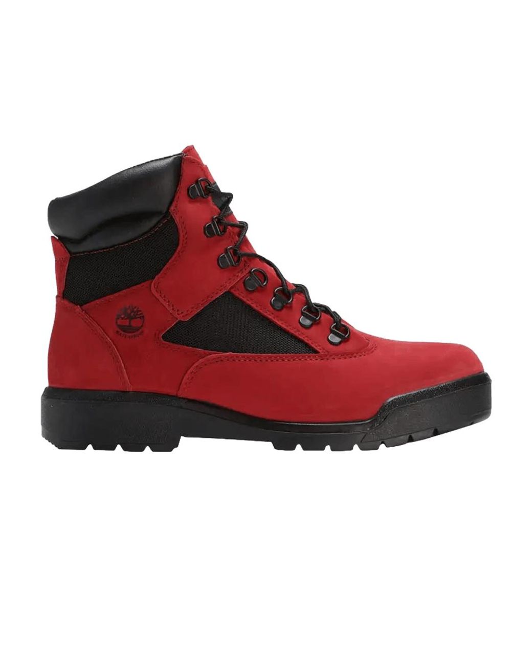 timberland field boots blue and red