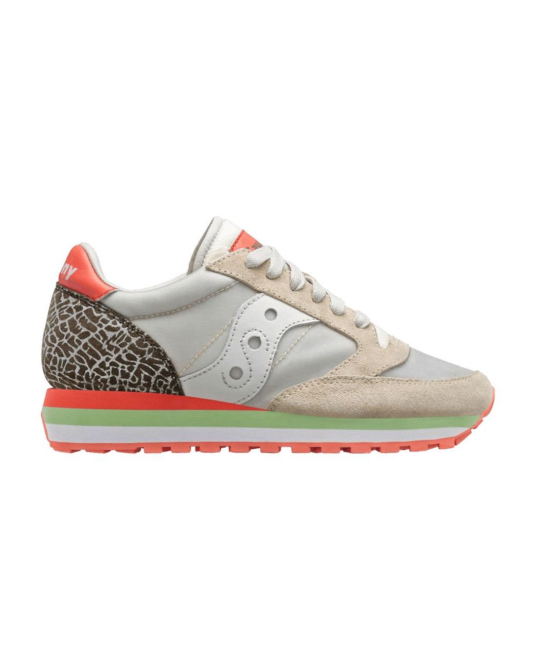 saucony orange grey
