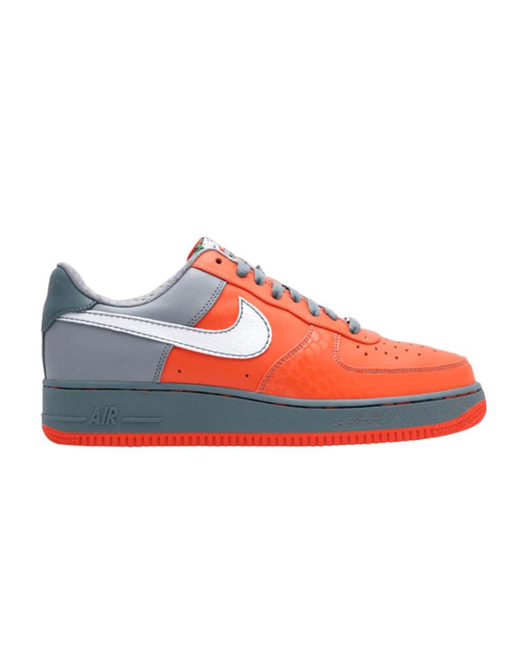 mens nike air force 1 orange