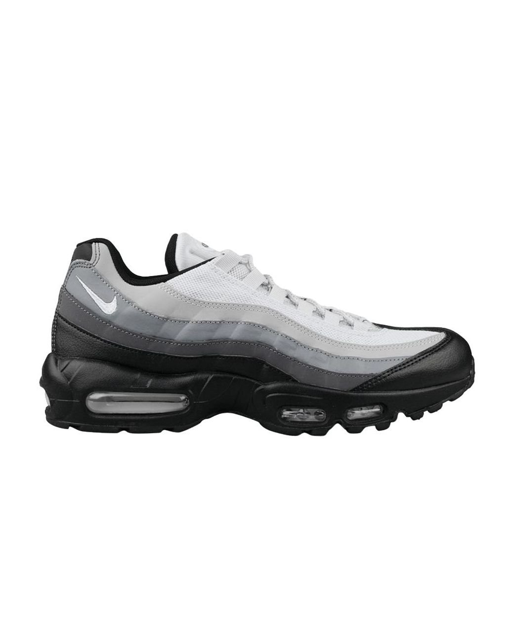 black and gray air max 95