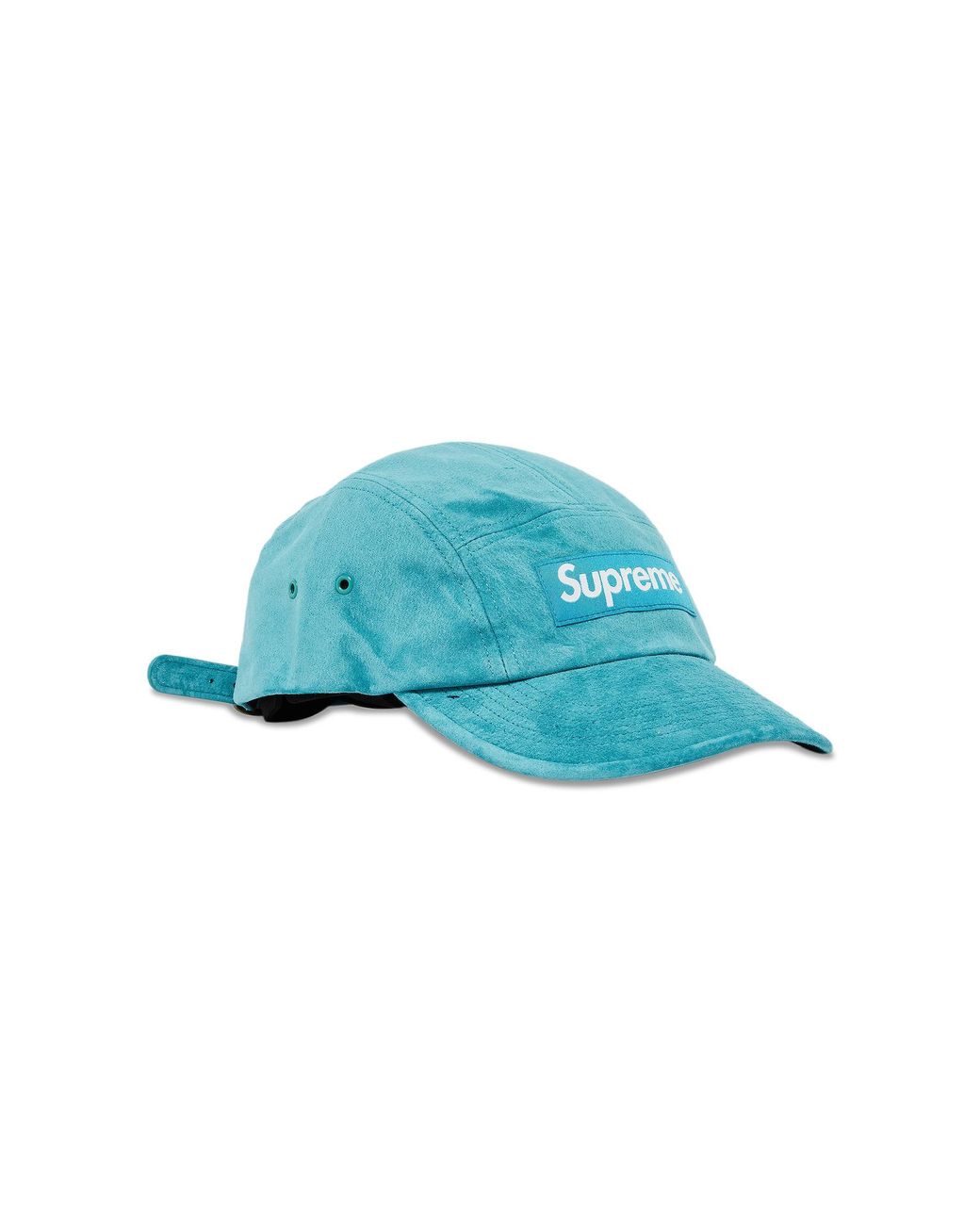 Supreme Suede Camp Cap 'teal' in Blue for Men | Lyst