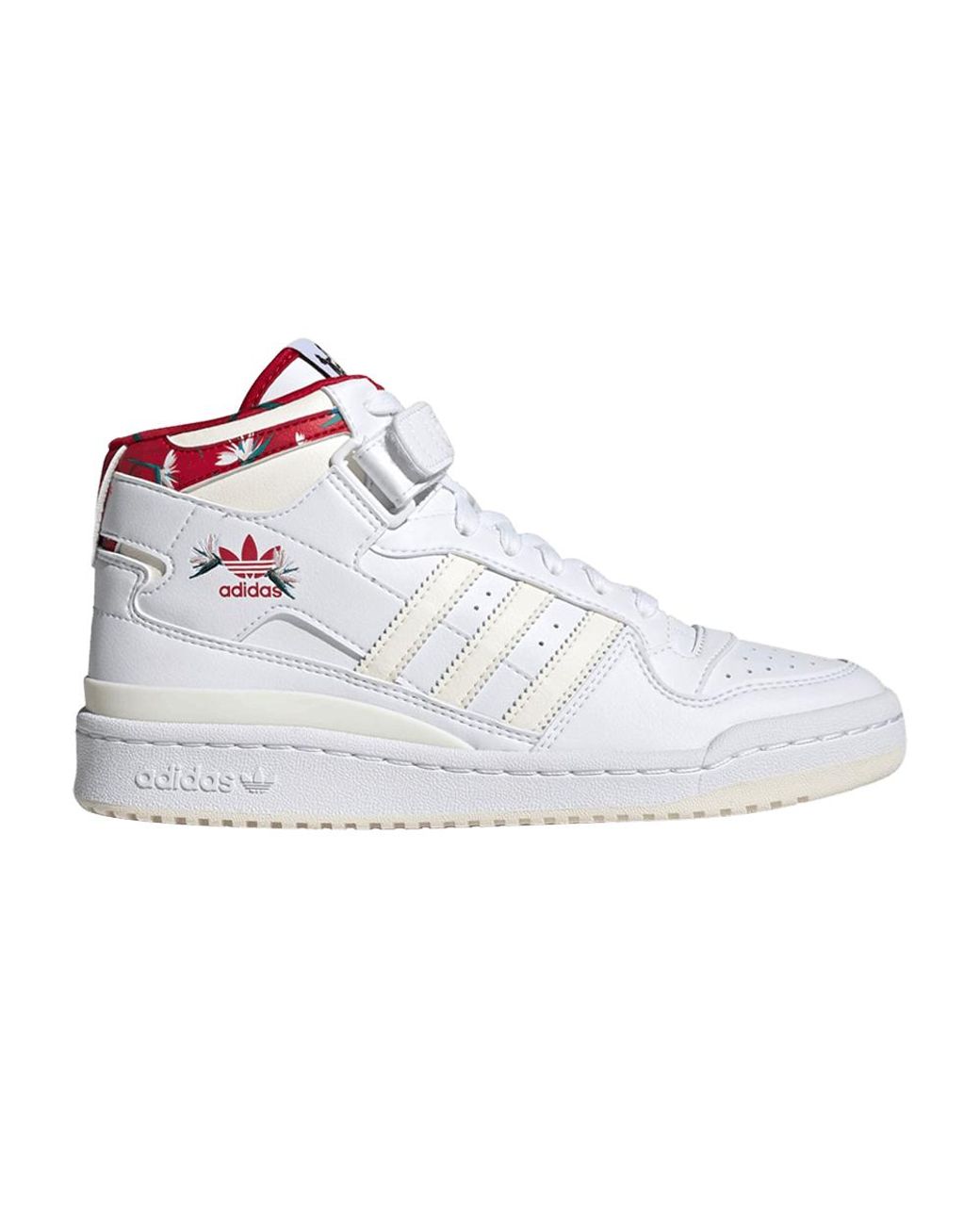 adidas Thebe Magugu X Forum Mid 'birds Of Paradise' in White | Lyst