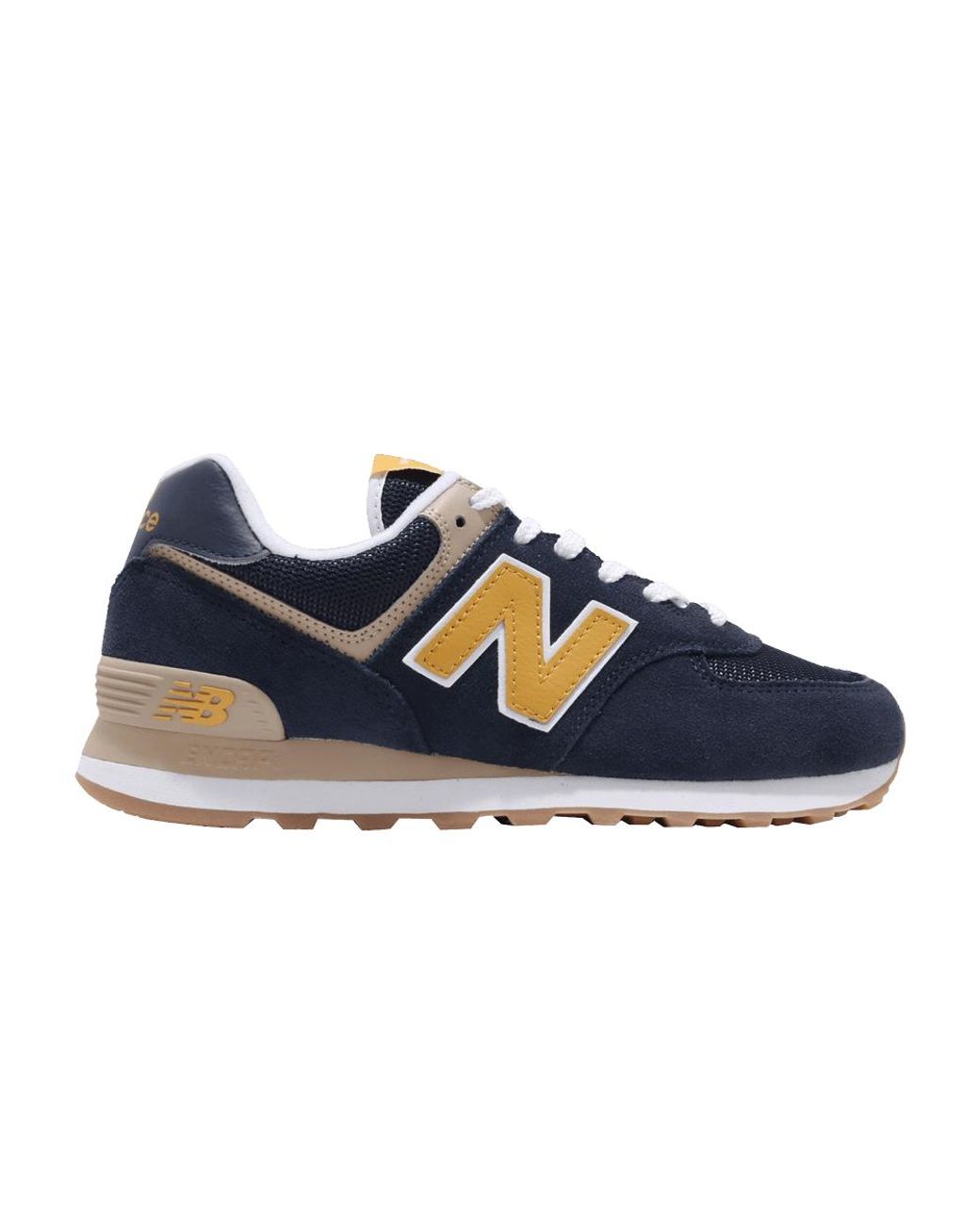 New Balance 574 'navy Yellow' in Blue for Men | Lyst
