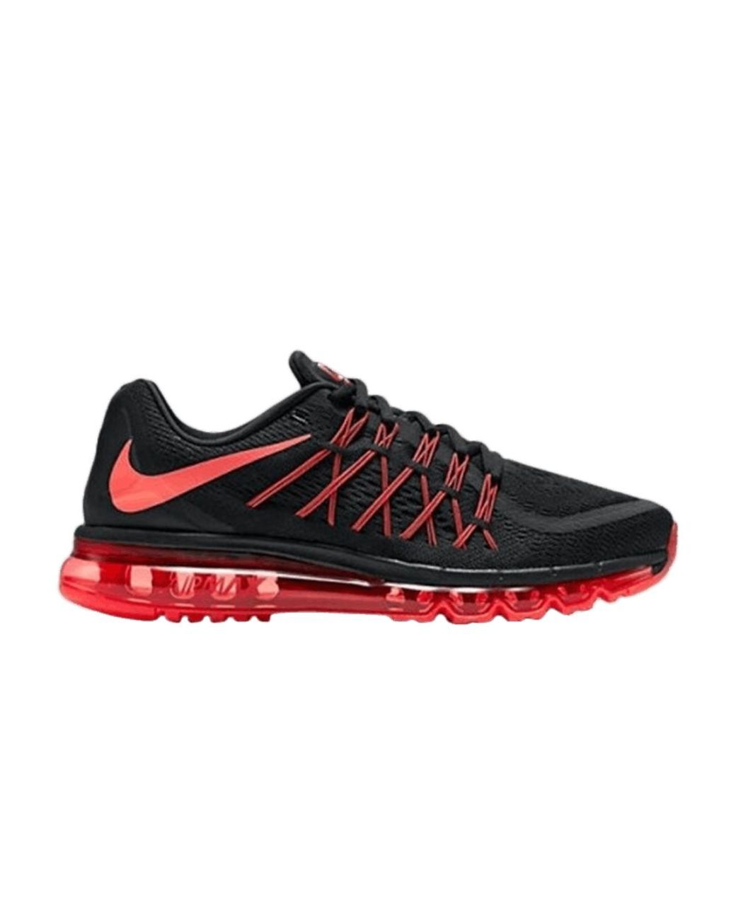 Nike Air Max 2015 'black Crimson Red' for Men | Lyst