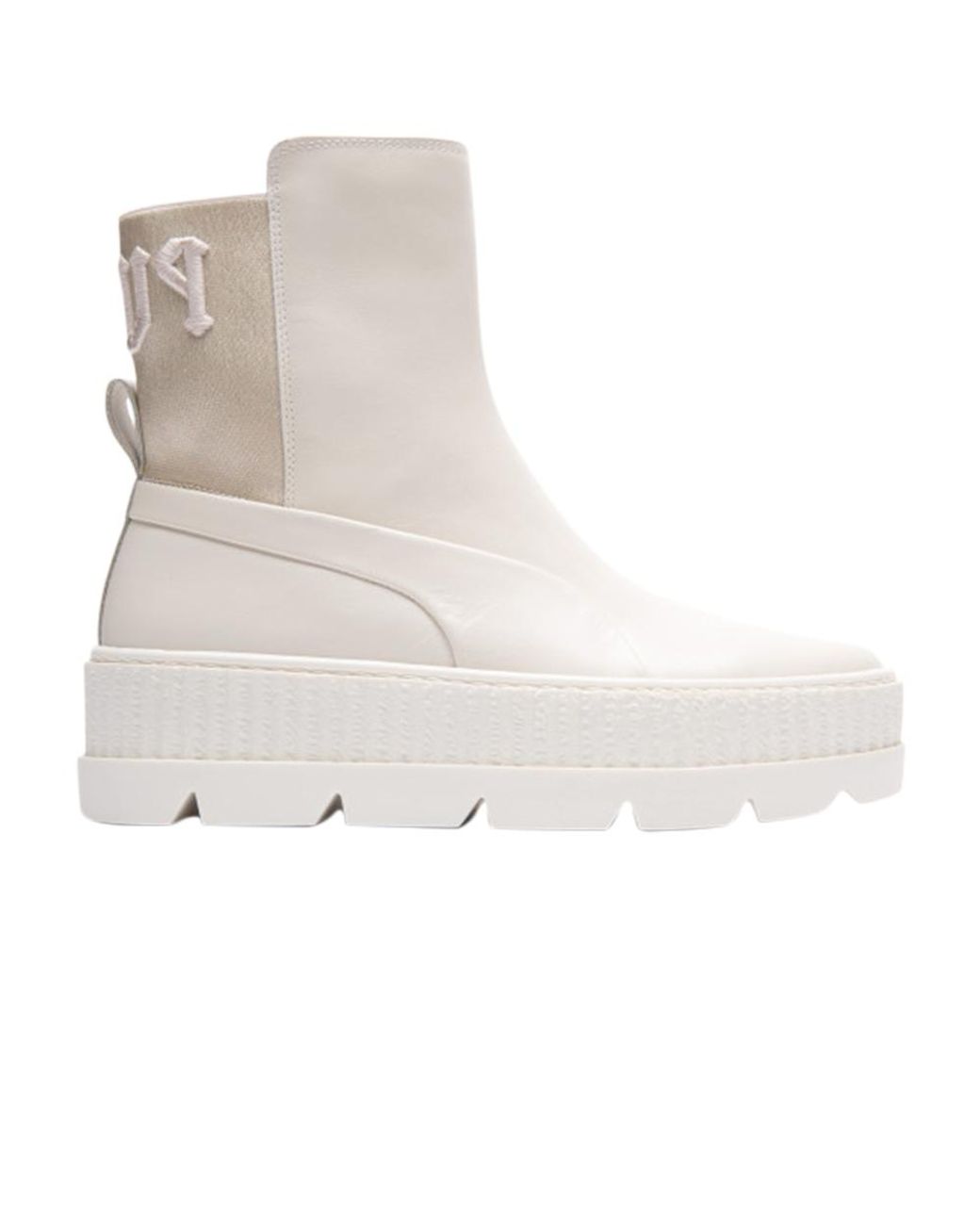 PUMA Fenty X Chelsea Sneaker Boot 'vanilla Ice' in White | Lyst