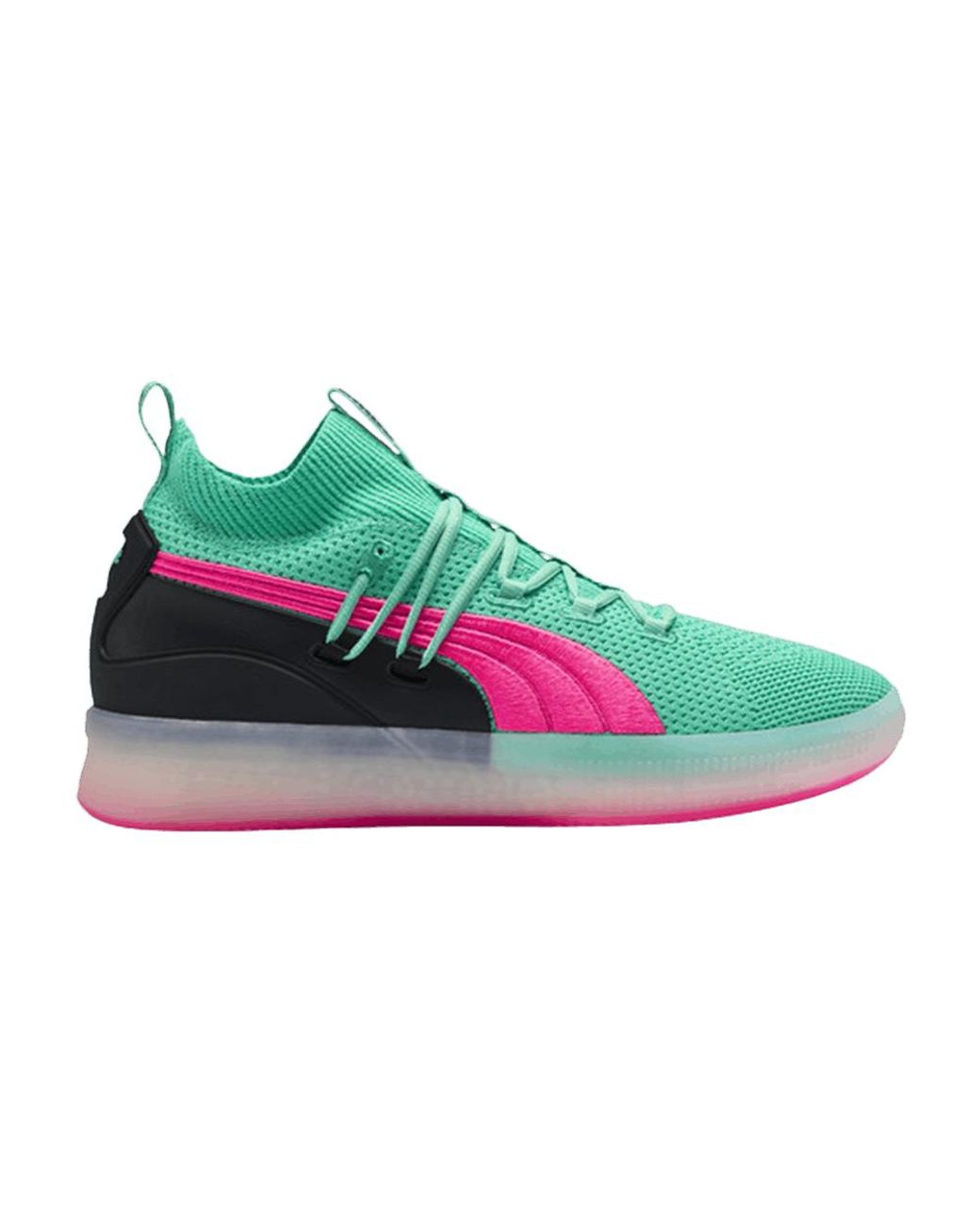 puma clyde court biscay green