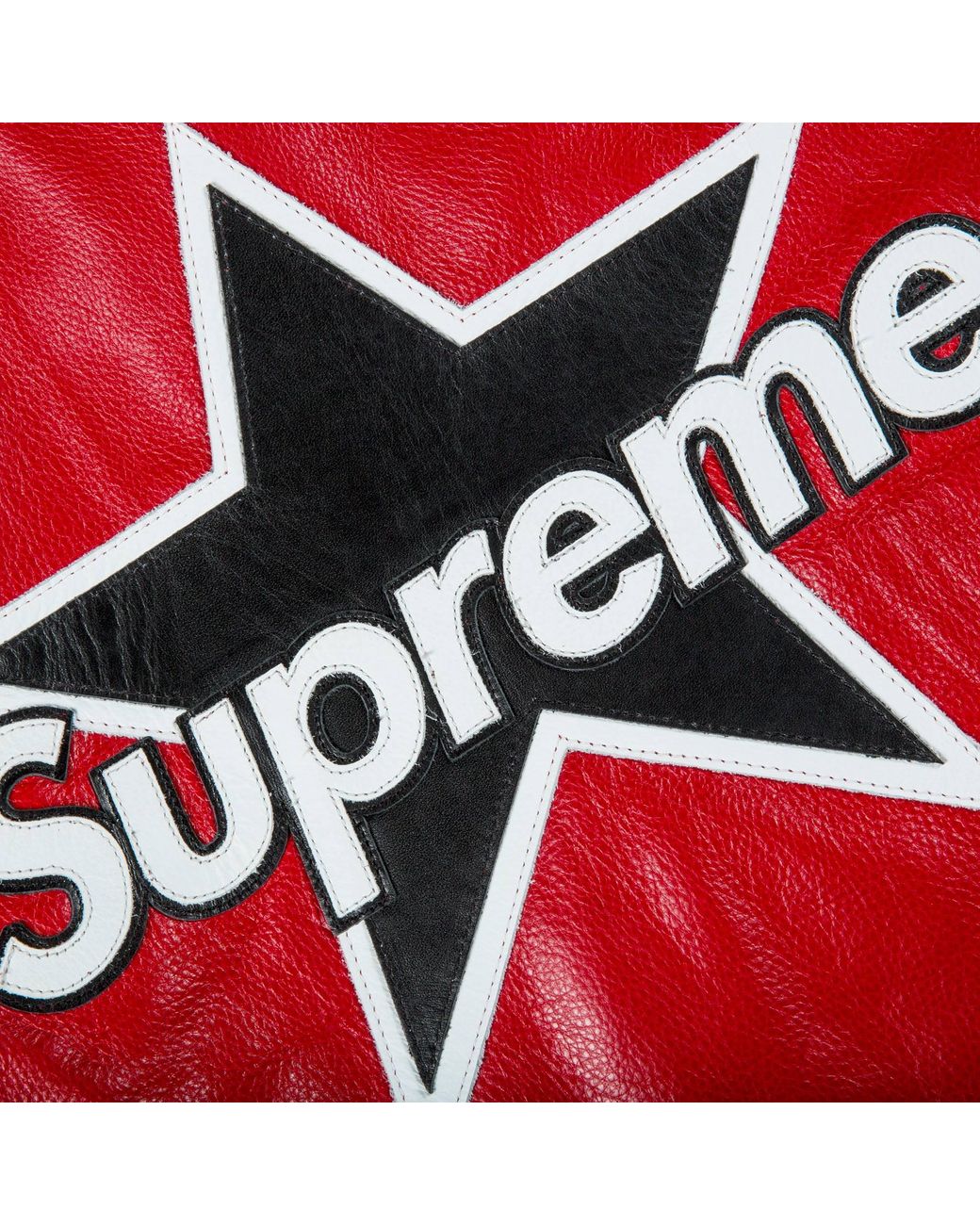 God is Supreme Red Varsity Letterman Jacket Sleeves – God Is Supreme
