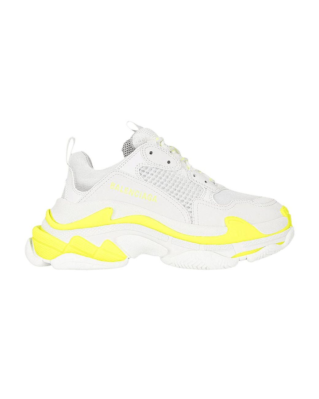 Balenciaga Triple S Sneaker 'white Fluo Yellow' for Men | Lyst