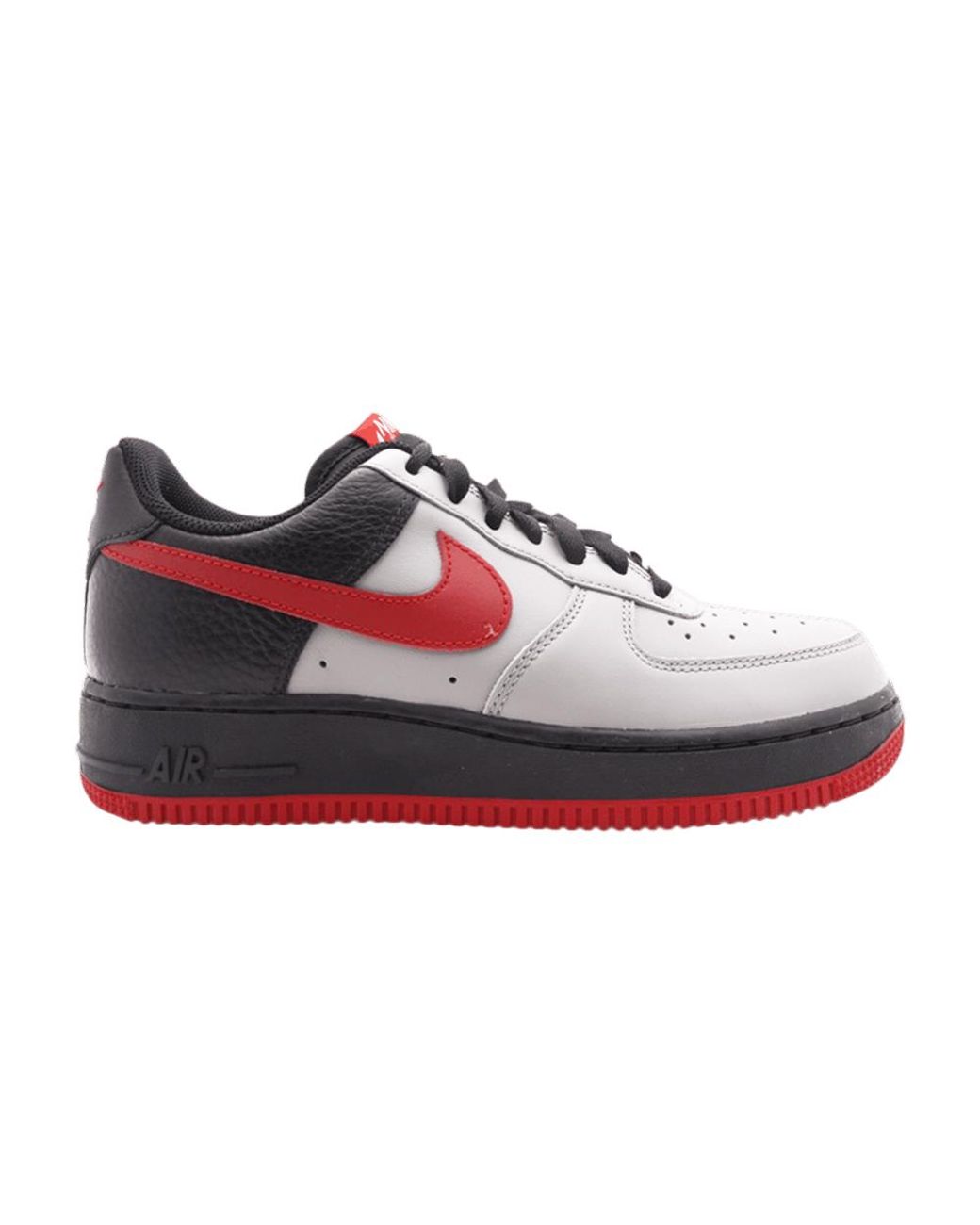 Nike Air Force 1 '07 'grey Red' for Men | Lyst