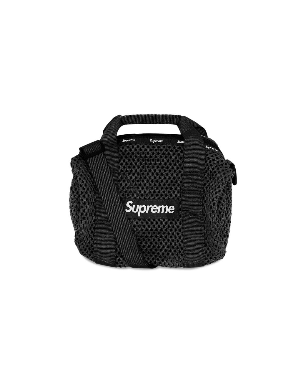 割引価格 t supreme black duffle mini mesh ショルダーバッグ - www