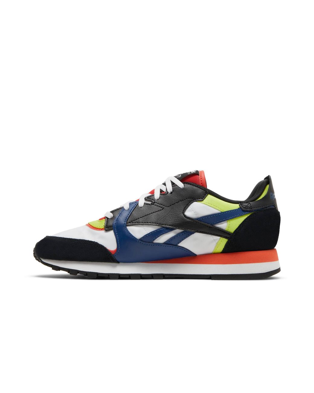 Reebok Classic Leather 'white Black Dynamic Red' in Blue for Men | Lyst