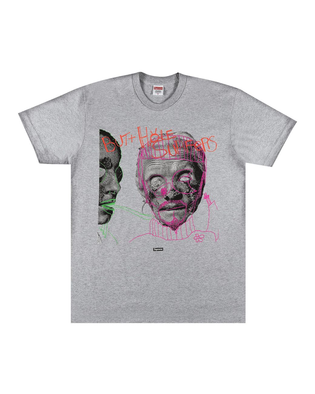 Supreme X Butthole Surfers Psychic Tee 'heather Grey' in Gray for