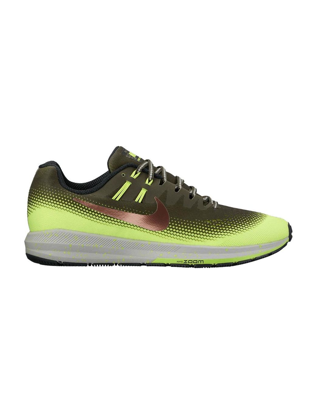 Nike Air Zoom Structure 20 Shield 'cargo Khaki Volt' in Green for Men | Lyst