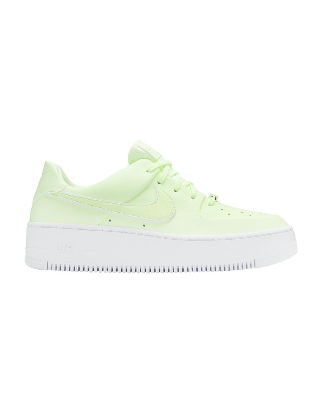 air force 1 sage low platform sneaker vegan