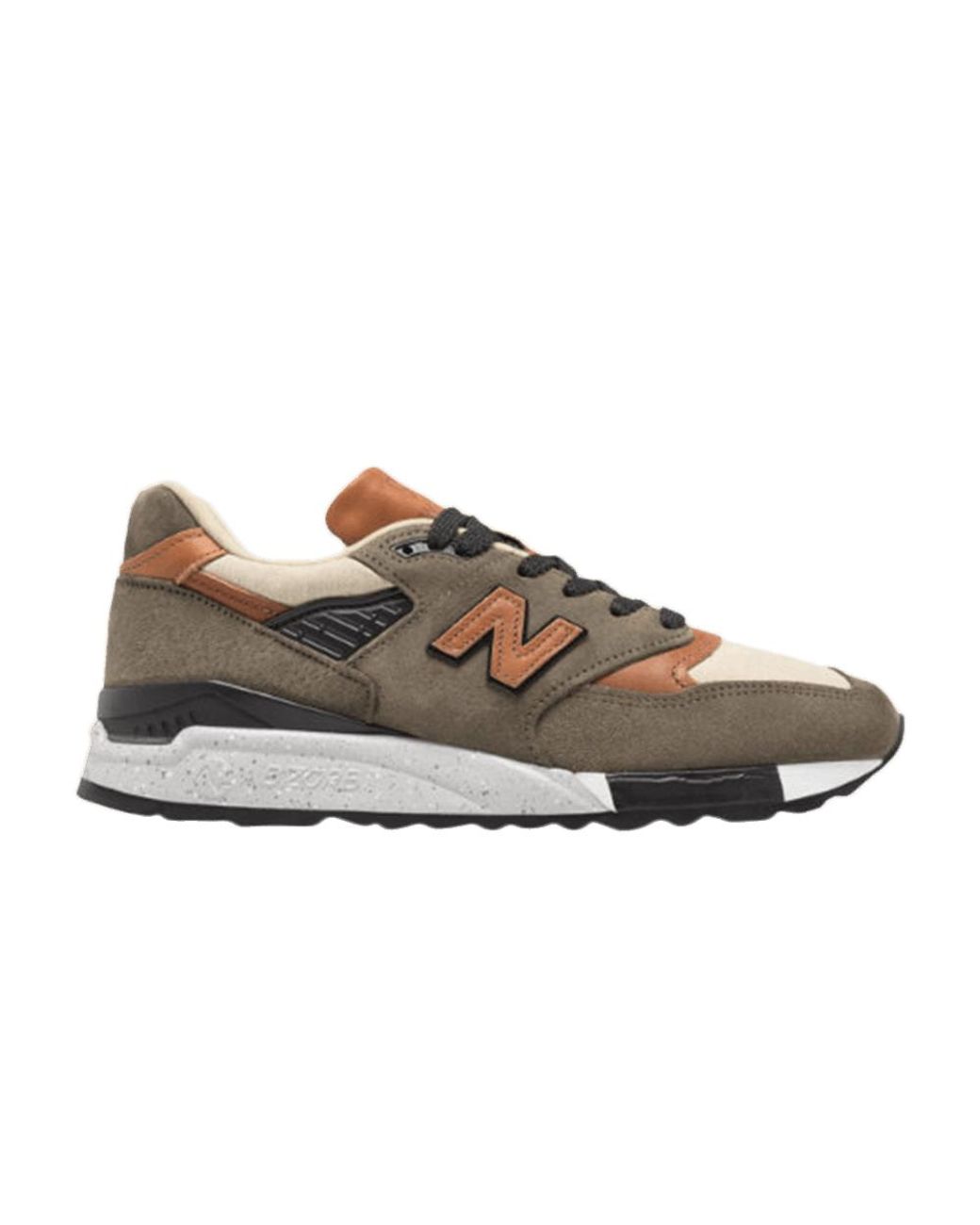 New Balance 998 Made In Usa 'military Green' in Brown for Men | Lyst