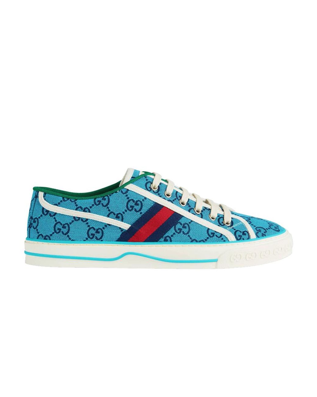 Gucci Tennis 1977 'light Blue Monogram' | Lyst