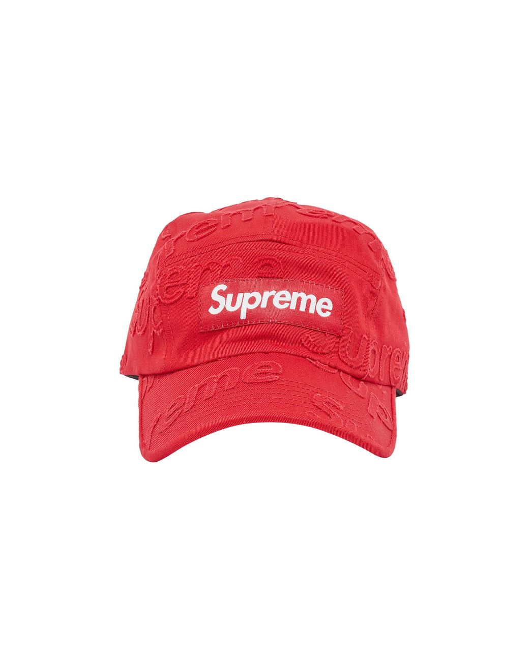 Supreme Lasered Twill Camp Cap 'red' for Men | Lyst