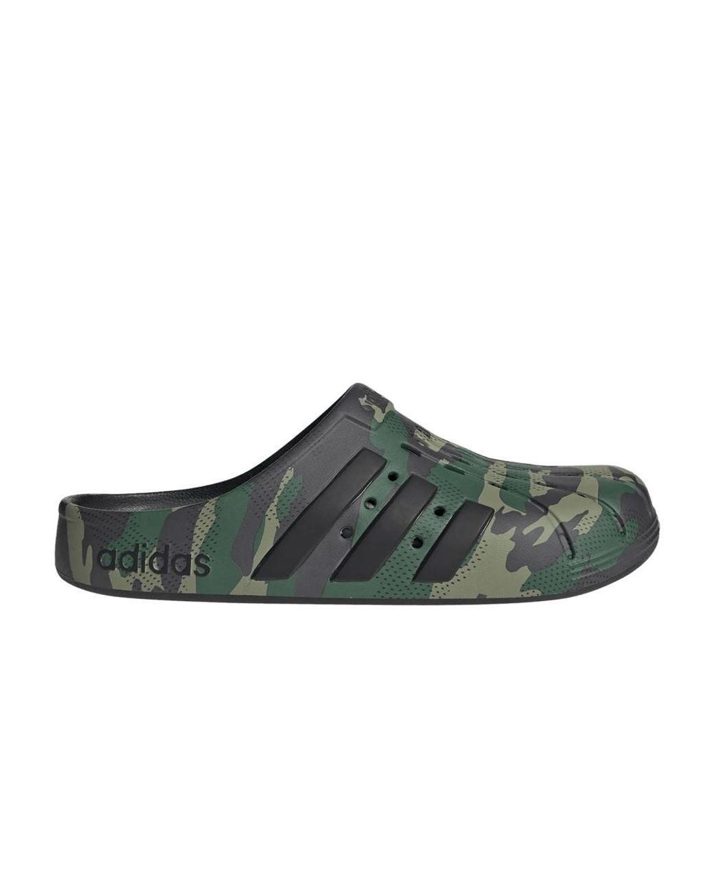 adidas Adilette Clog 'camo' in Green for Men | Lyst