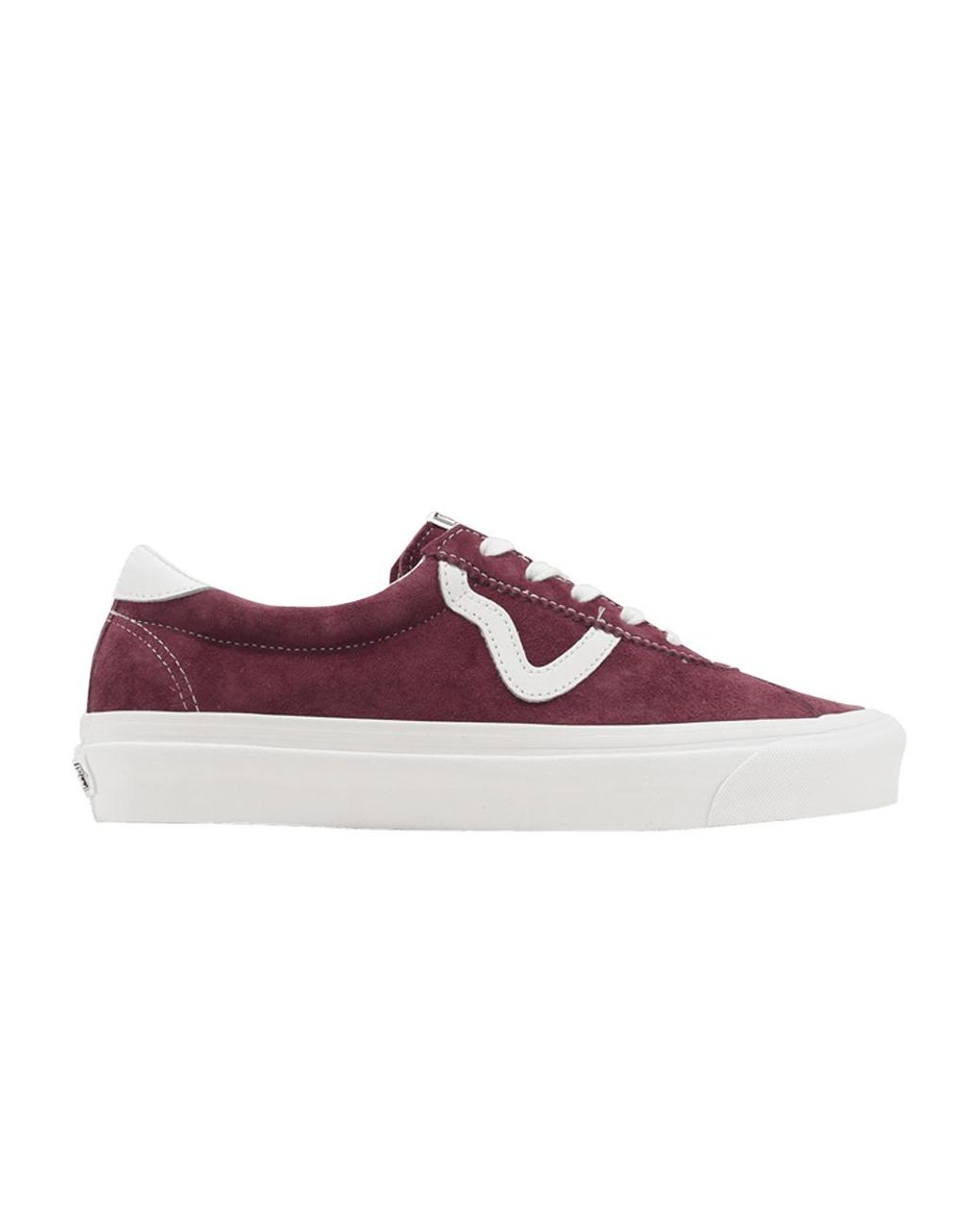 Vans Style 73 Dx 'pig Suede - Burgundy White' in Red for Men | Lyst