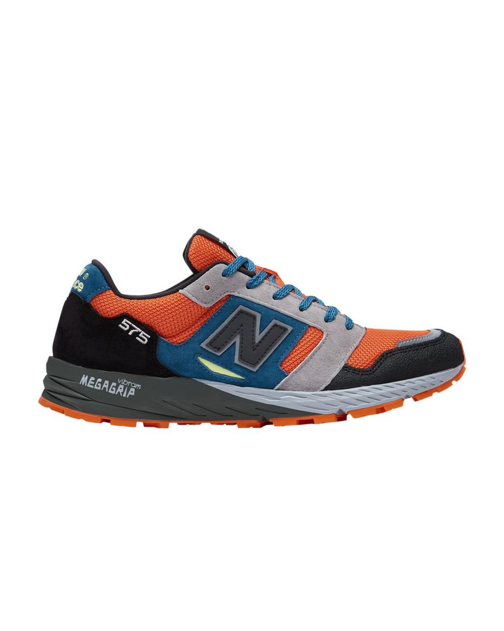 New Balance 575 Made In England 'orange Petrol' in Blue for Men | Lyst