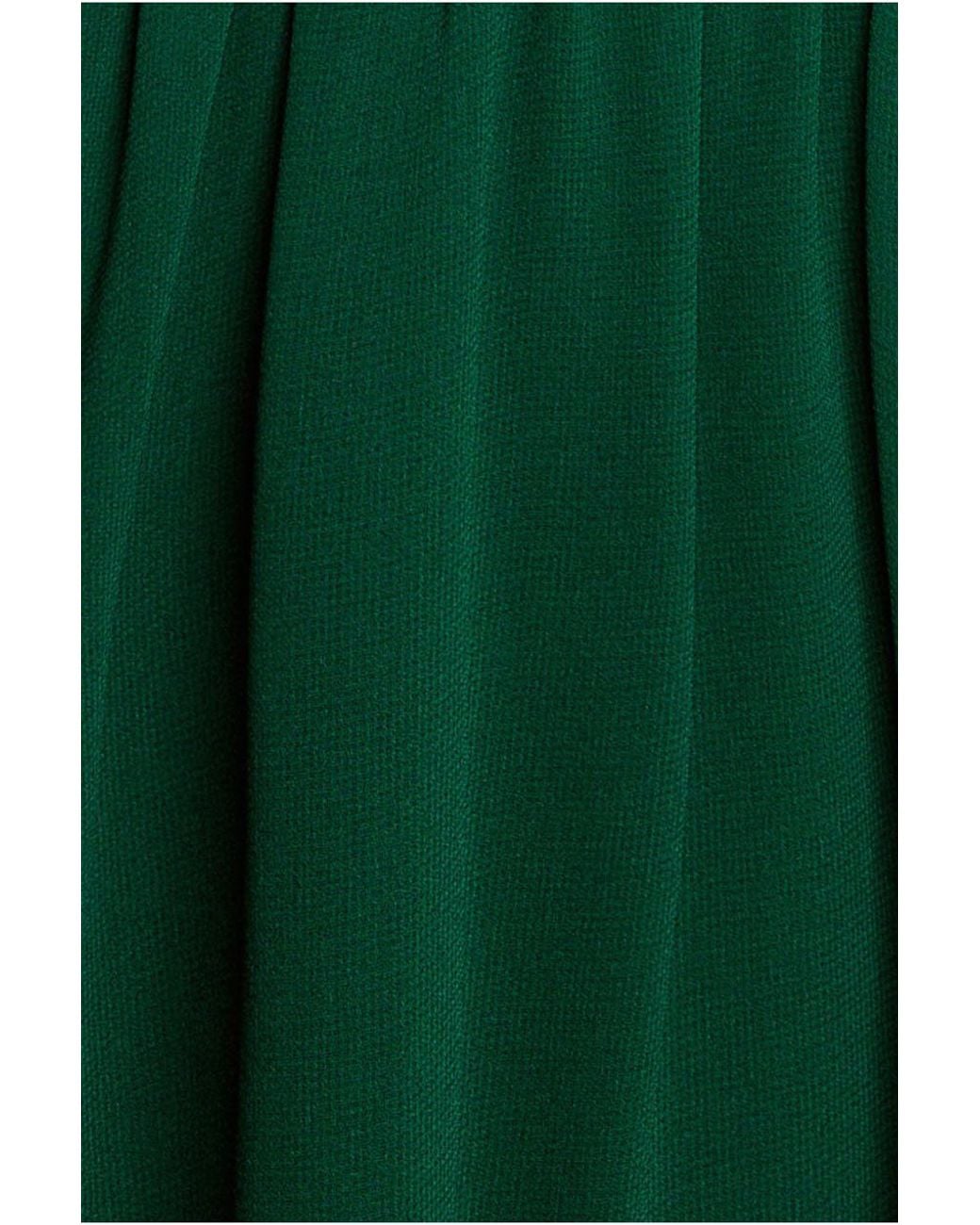 Goddiva Blue Sustainable Flutter Sleeve Chiffon Wrap Midi Dress