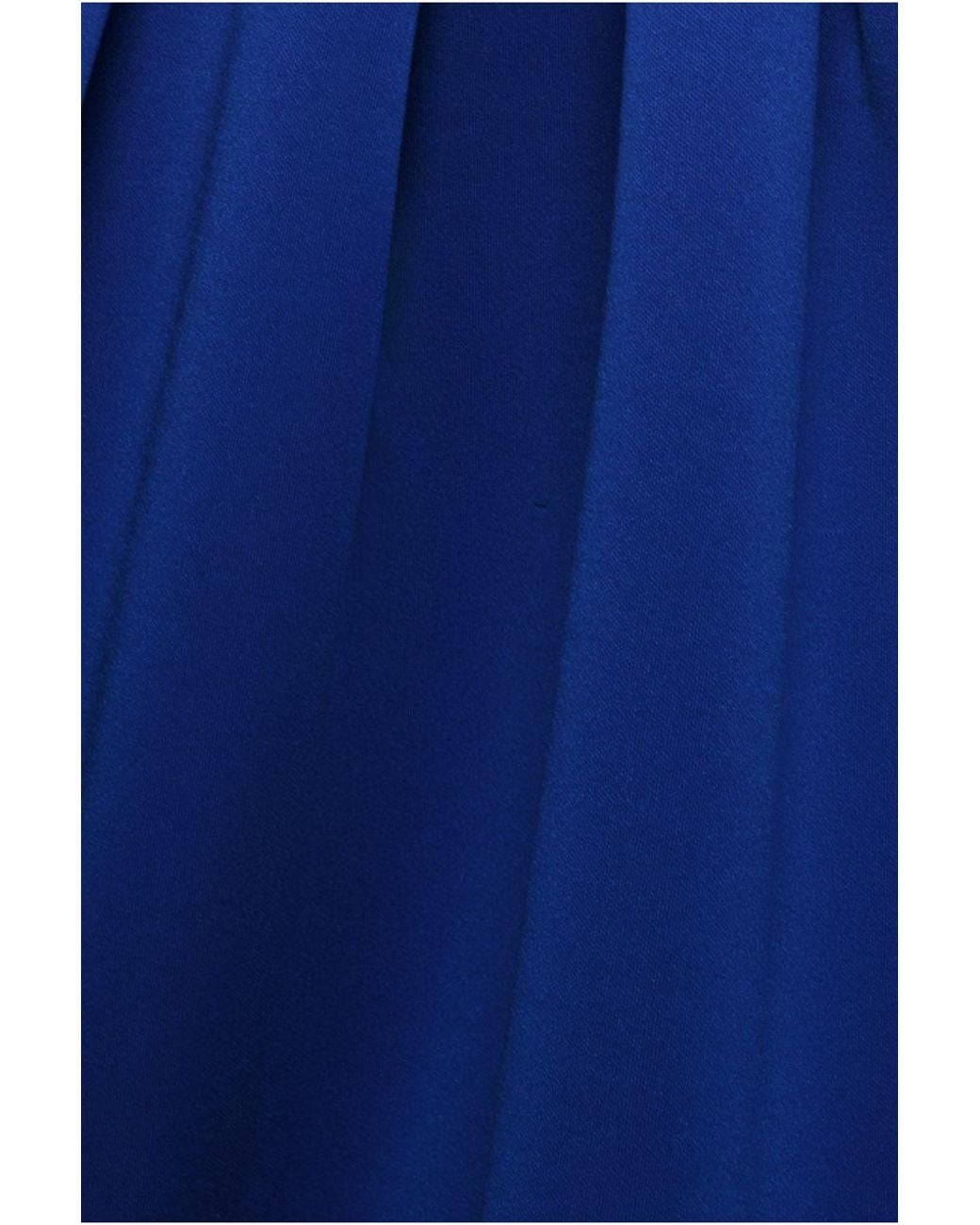 Goddiva Blue Scuba Foam Skater Midi Dress