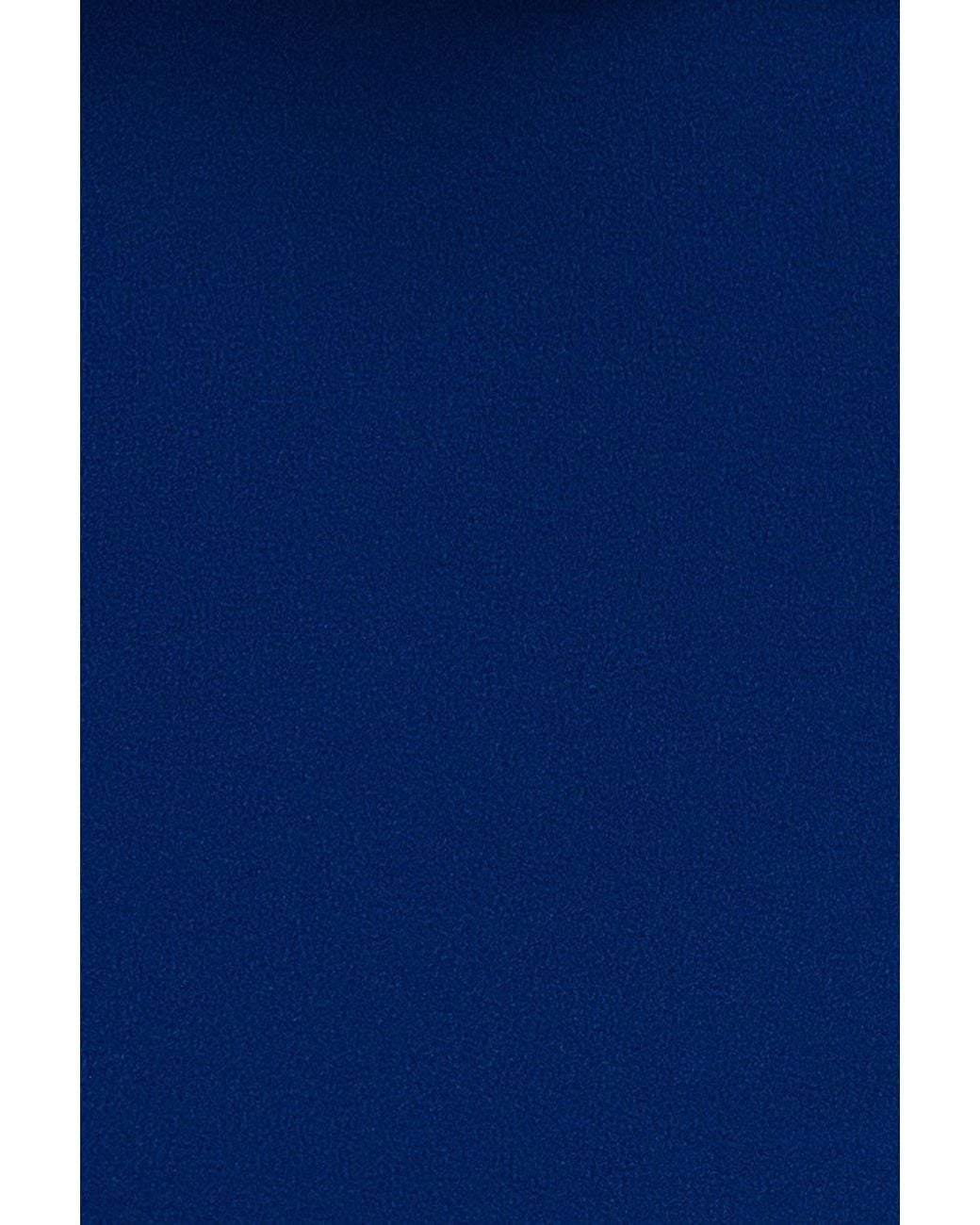 Goddiva Blue Peplum Halter Neck Maxi Dress With Diamante Buckle