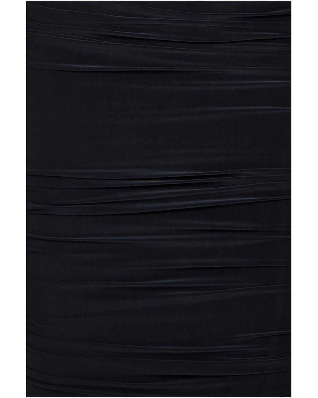 City Goddess Black Cut Out Ruched Midi With Drawstring