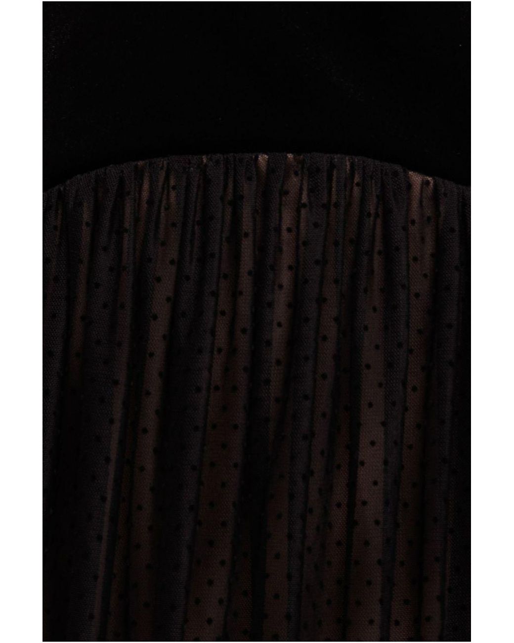 Goddiva Black Velvet And Dobby Mesh A Line Halter Maxi Dress
