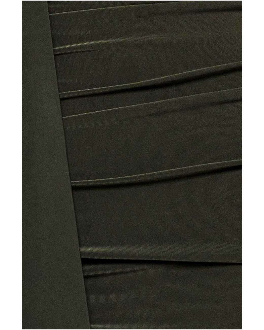 Goddiva Green Cut Out Ruched Bodycon Midi Dress