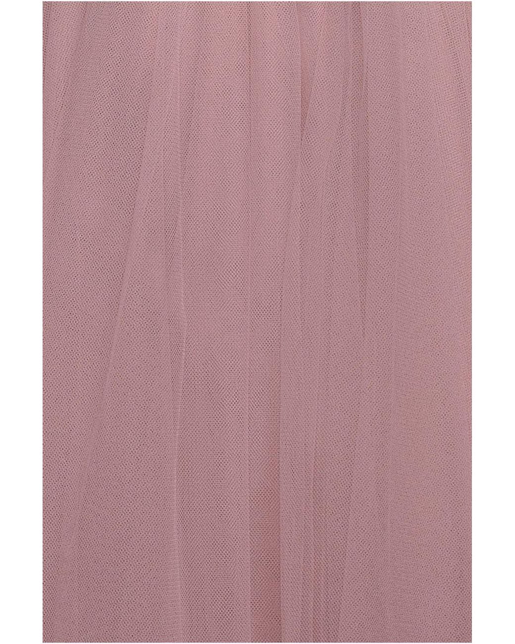 Goddiva Pink Embroidered Mesh Maxi Dress
