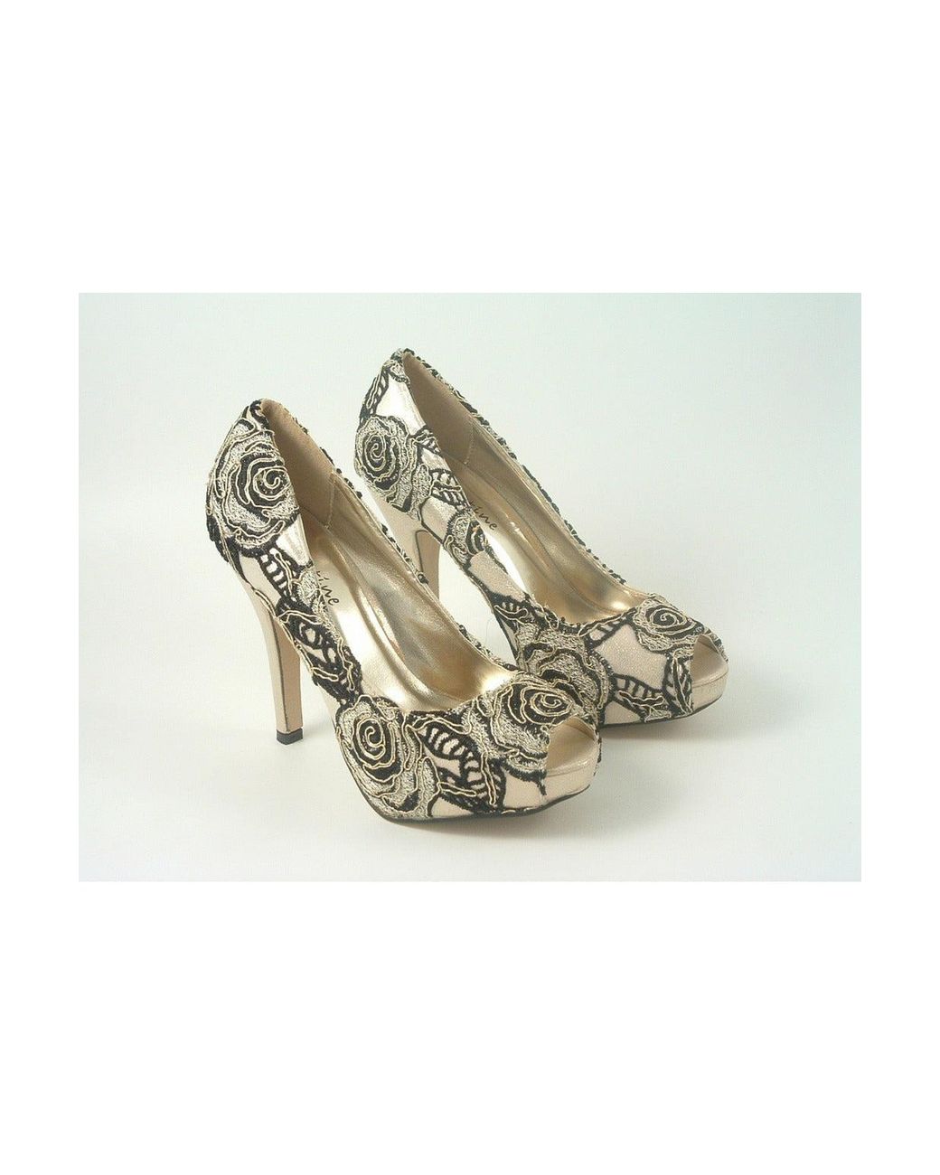 Glitz Shoes Sabatine Coco Peep Toe 
