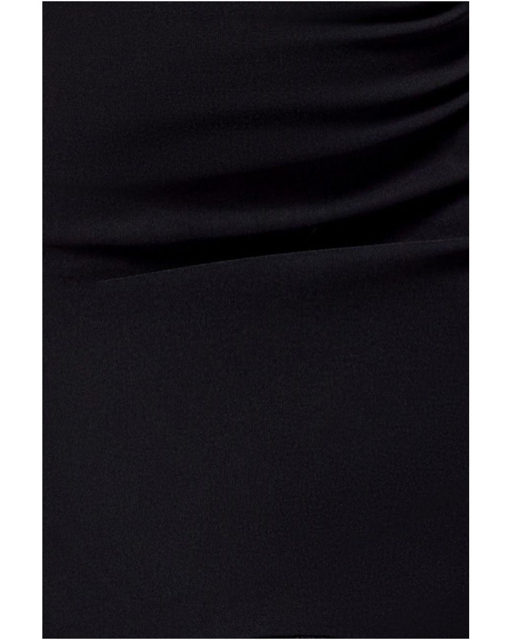 Goddiva Black Halter Neck Puff Hem Mermaid Midaxi Dress