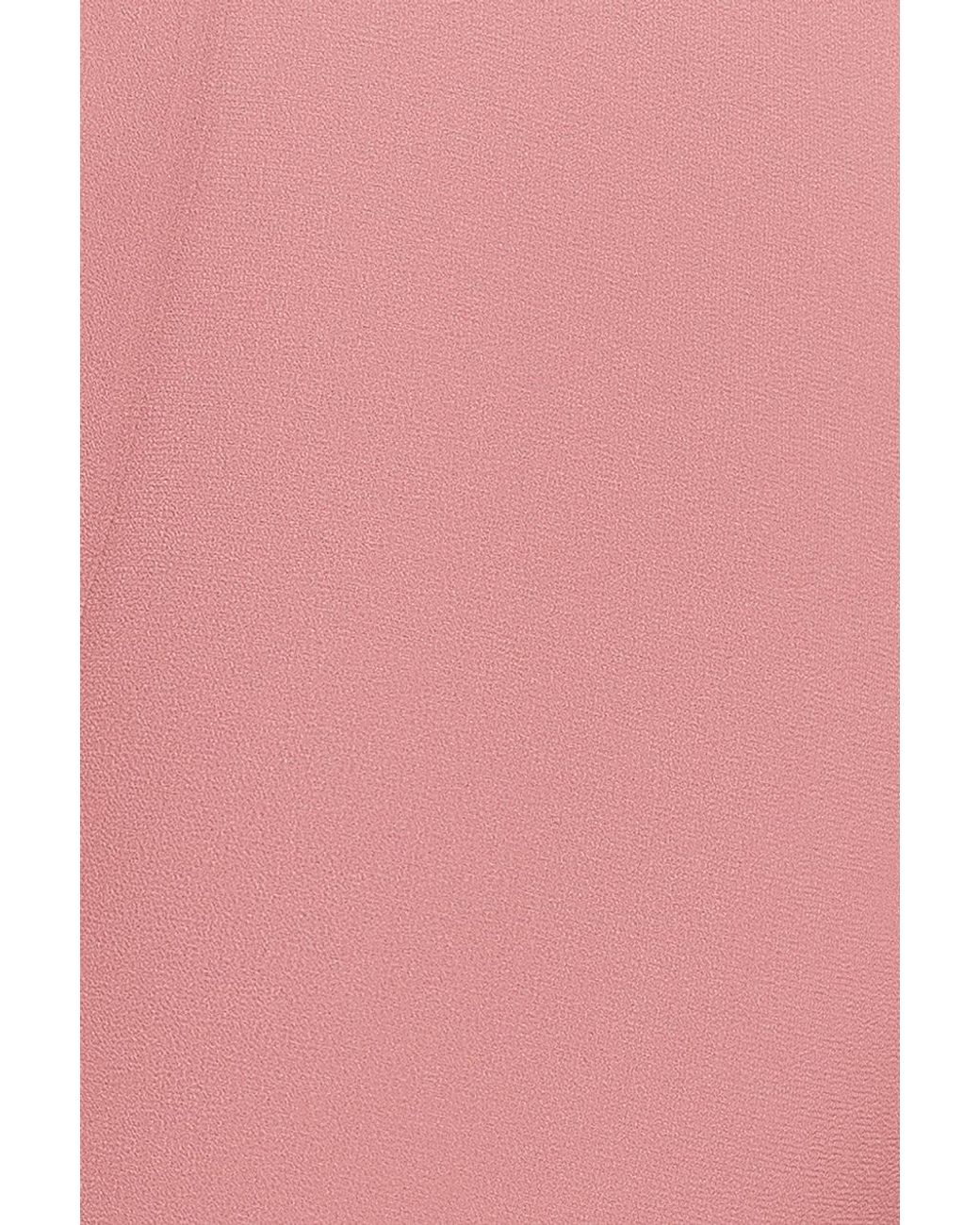 Goddiva Pink Chiffon Jumpsuit With Flutter Sleeves