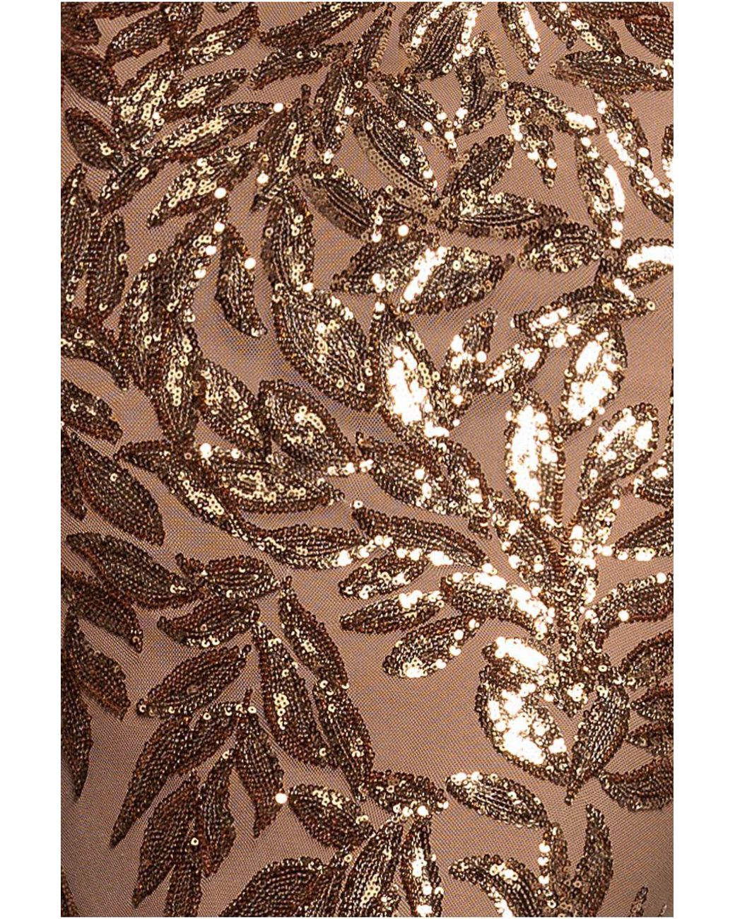 Goddiva Pink Diamante Strap Sequin Maxi Evening Dress