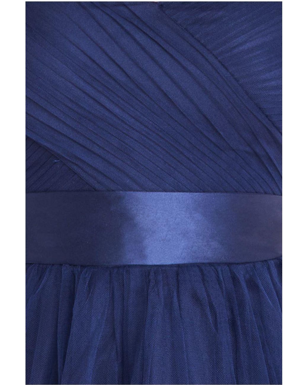 Goddiva Blue Off The Shoulder Princess Maxi Dress