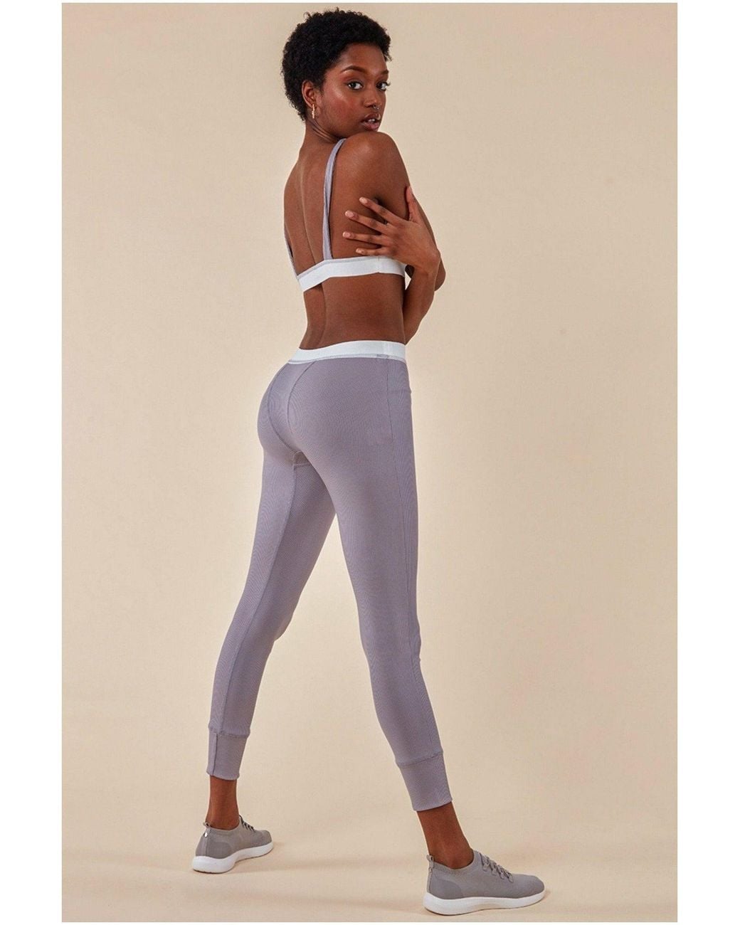 Cosmochic Natural Bralette & Legging Workout Lounge Set