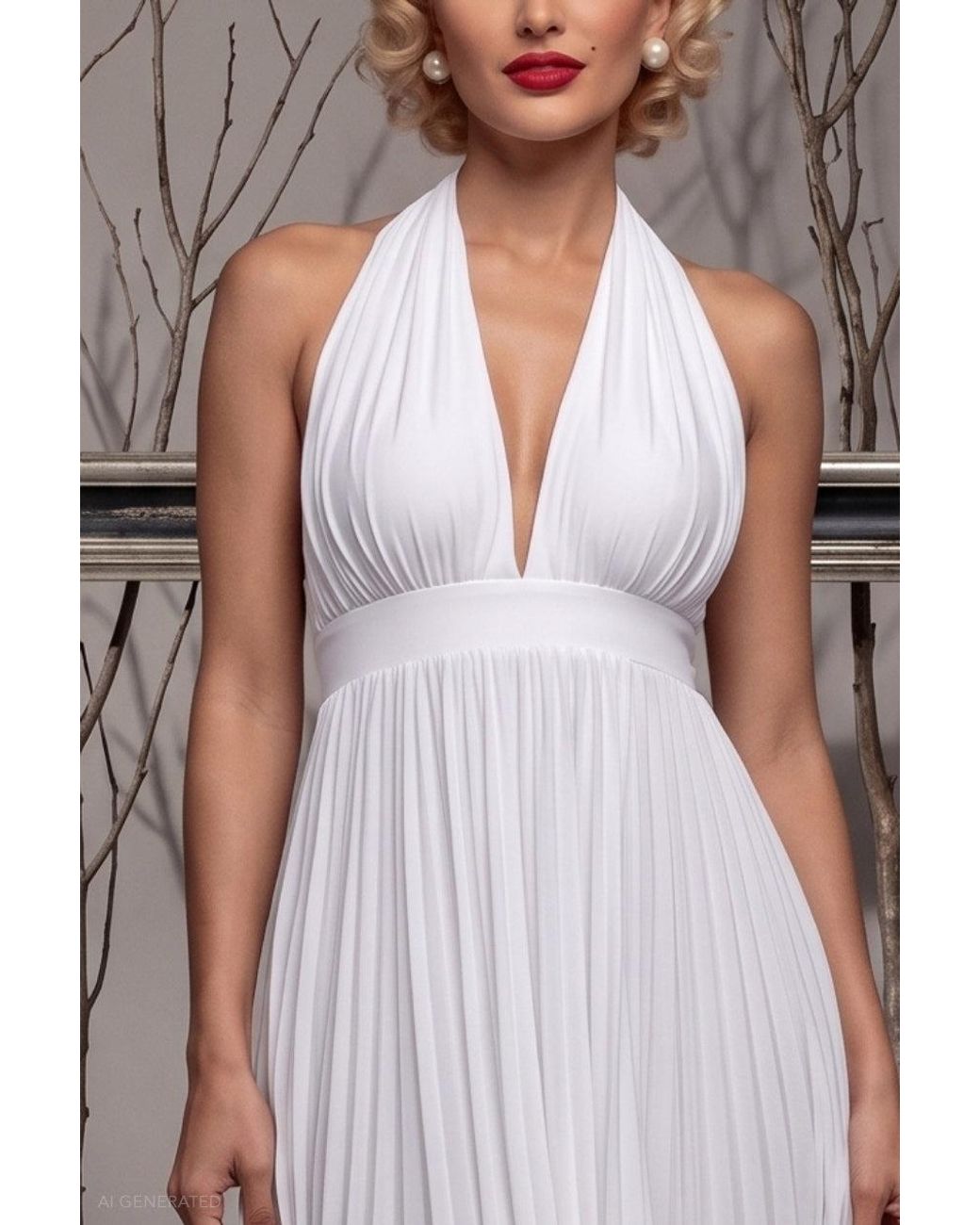 Goddiva Gray Multiway A-Line Mini Hollywood Bombshell Halloween Costume