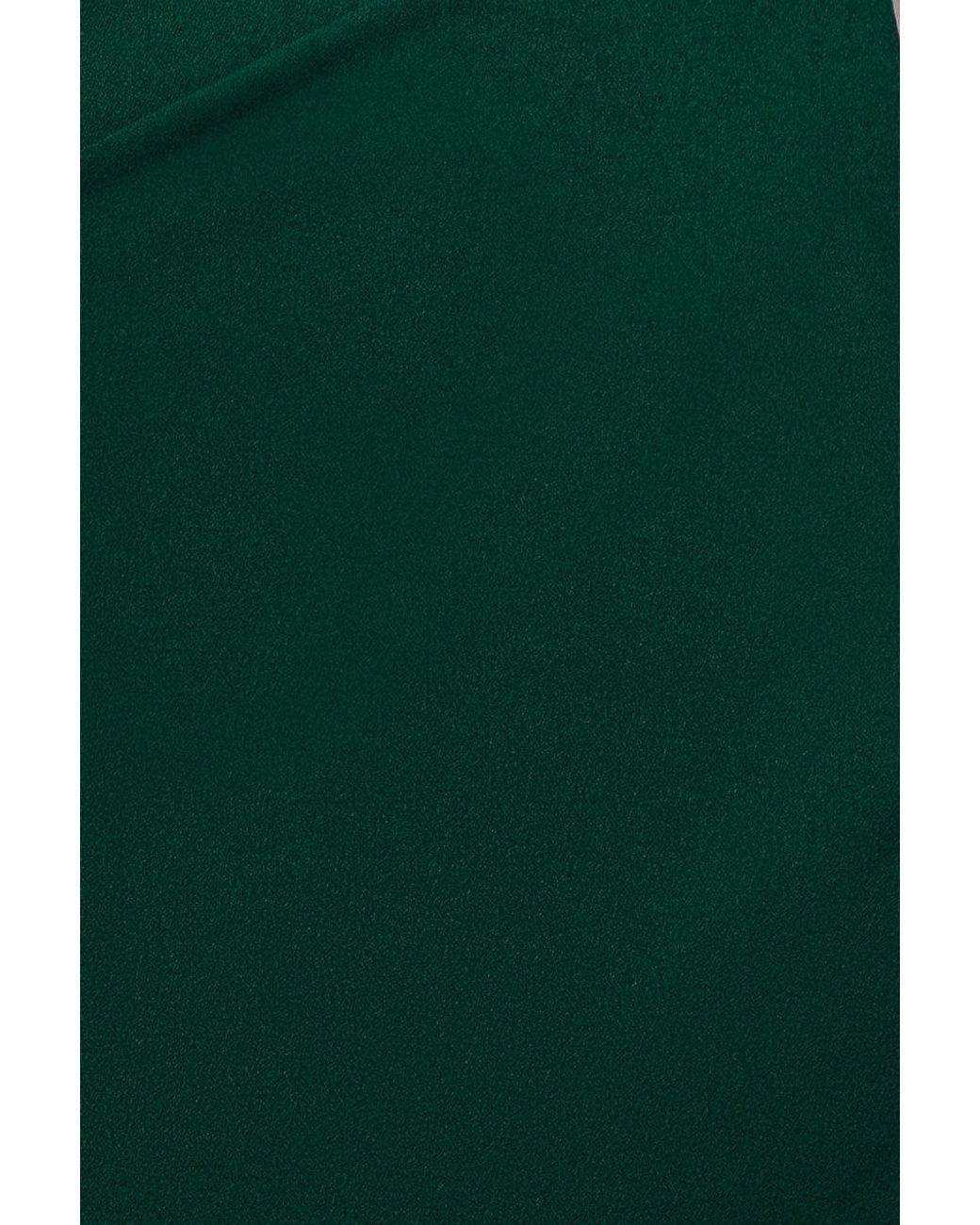 Goddiva Green Flutter Sleeve Wrap Midi Dress