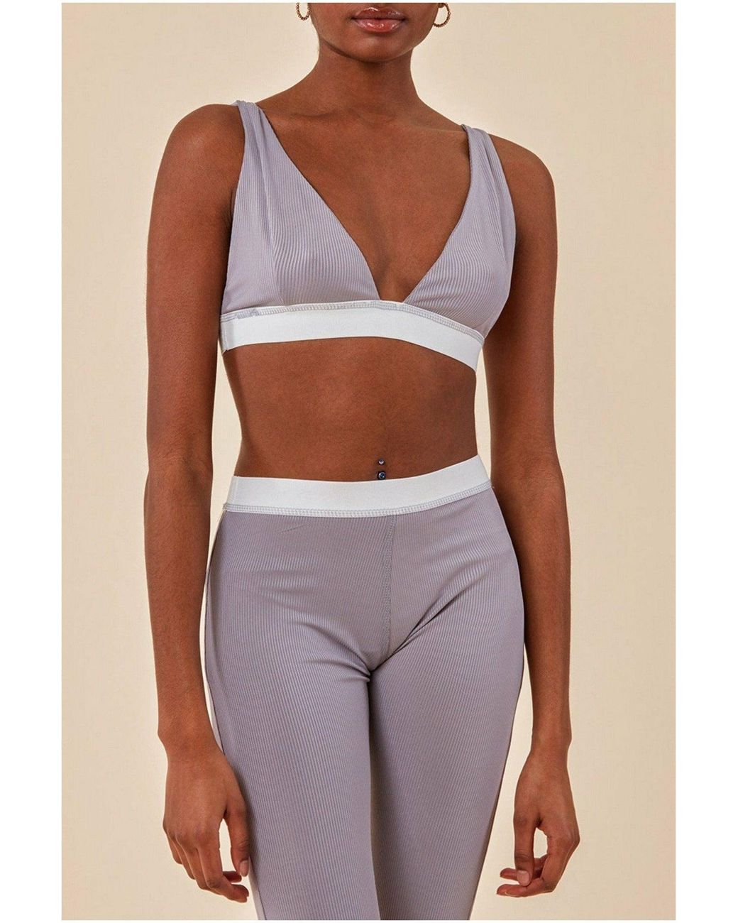 Cosmochic Natural Bralette & Legging Workout Lounge Set