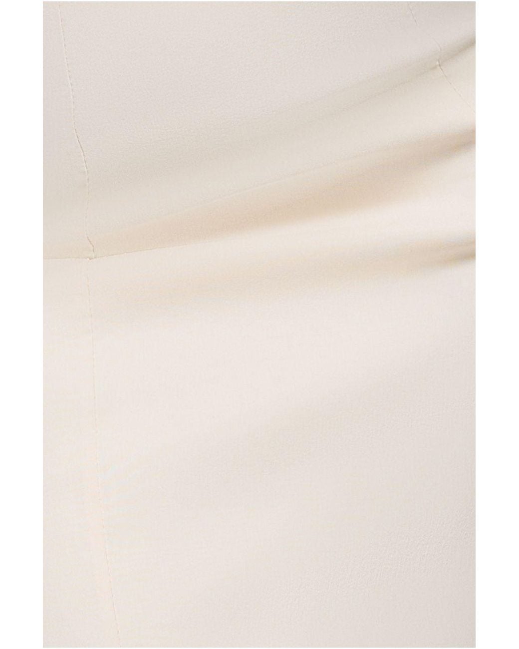 Goddiva Natural Bardot Bow Neck Maxi Dress