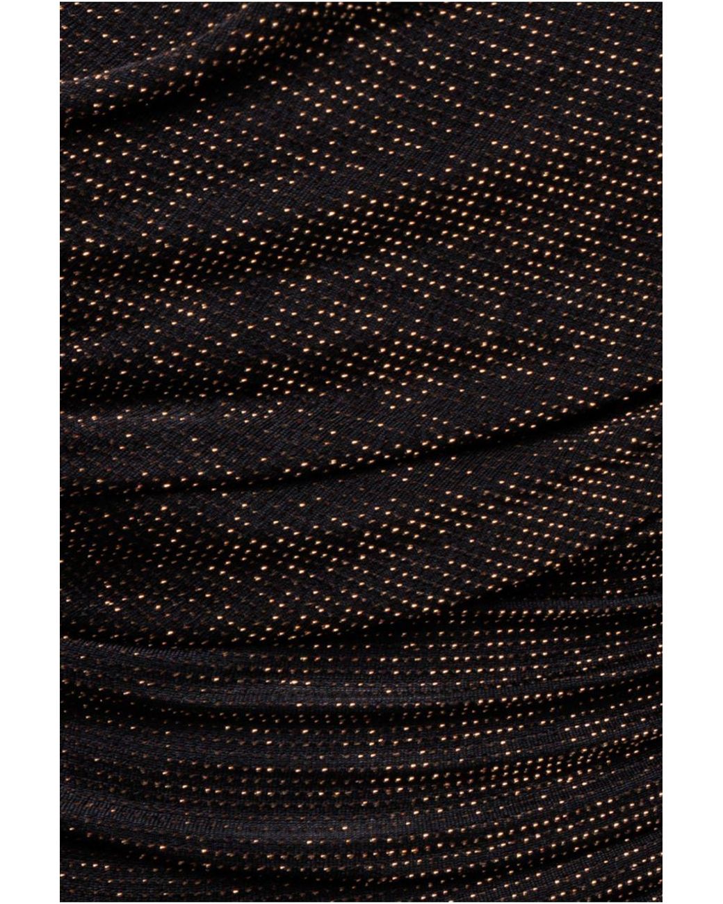 Goddiva Multicolor Sparkle Lurex Cowl Neck Off The Shoulder Maxi Dress