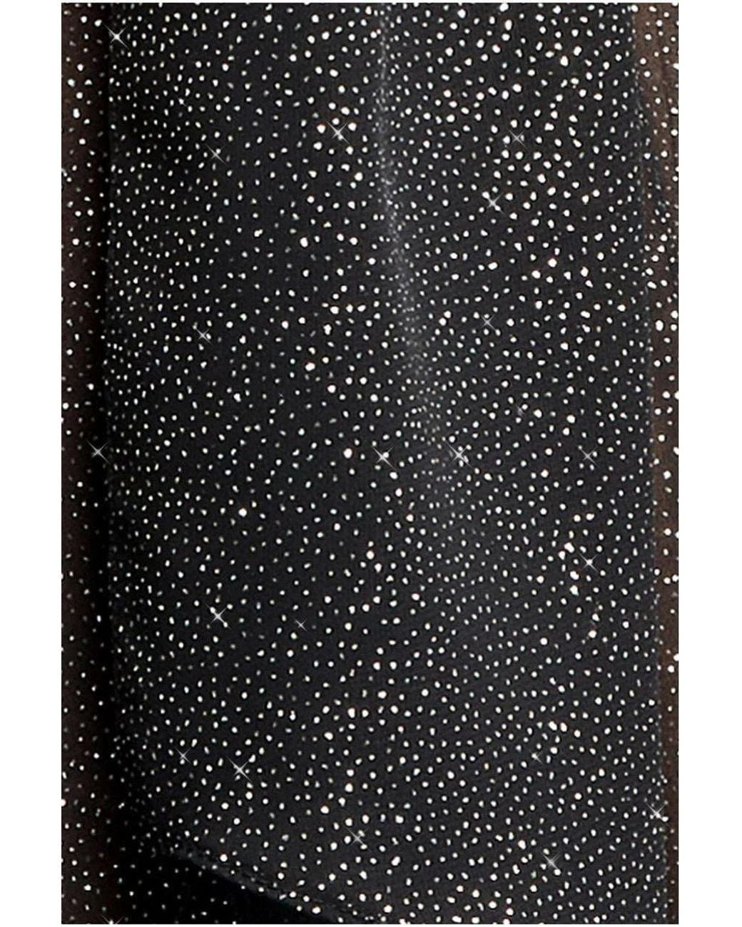 Goddiva Pink Glitter Chiffon Scarf
