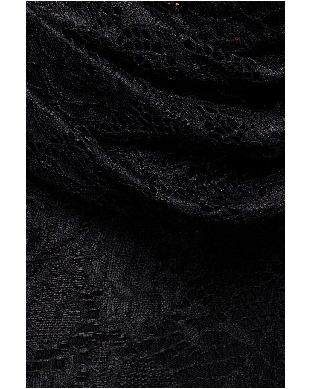 Goddiva Gray Lace Cowl One Shoulder Scuba Crepe Maxi Dress